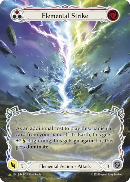 Elemental Strike Frente
