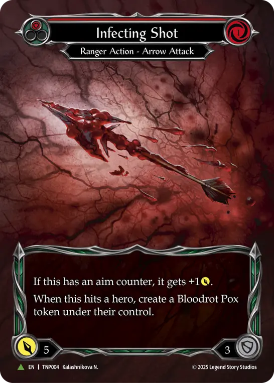 その他 FAB Flesh and Blood Infecting Shot RedCF Infecting Shot - Red Tournament Pack | Flesh and Blood | CardTrader