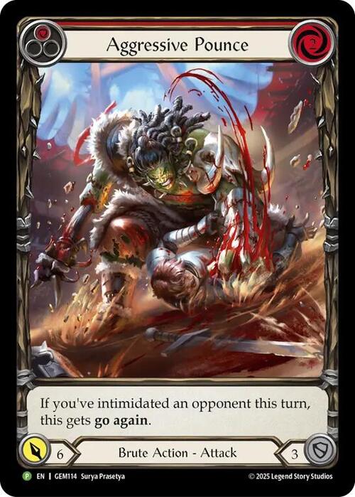 Aggressive Pounce (Red) Frente