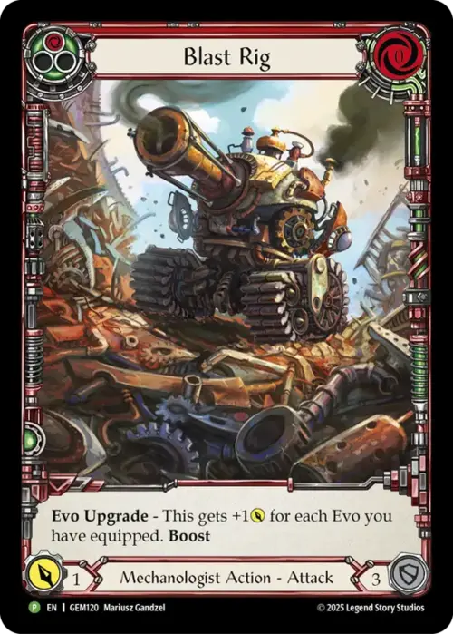Blast Rig Card Front