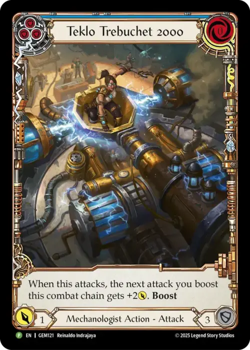 Teklo Trebuchet 2000 Card Front