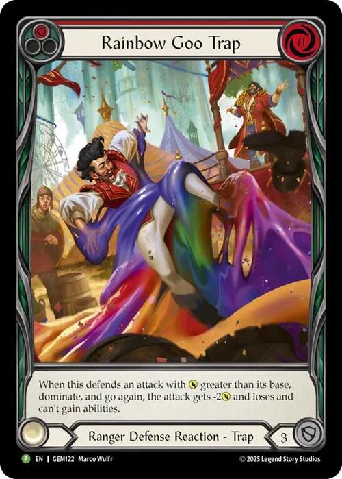 Rainbow Goo Trap Card Front