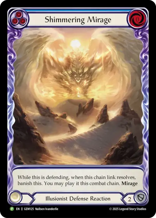Shimmering Mirage Card Front