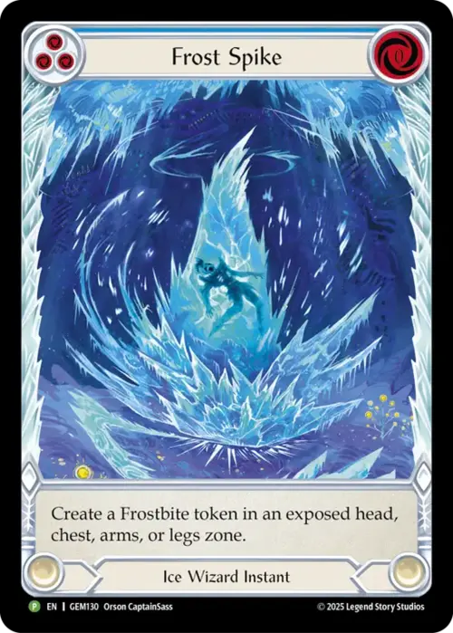Frost Spike Card Front