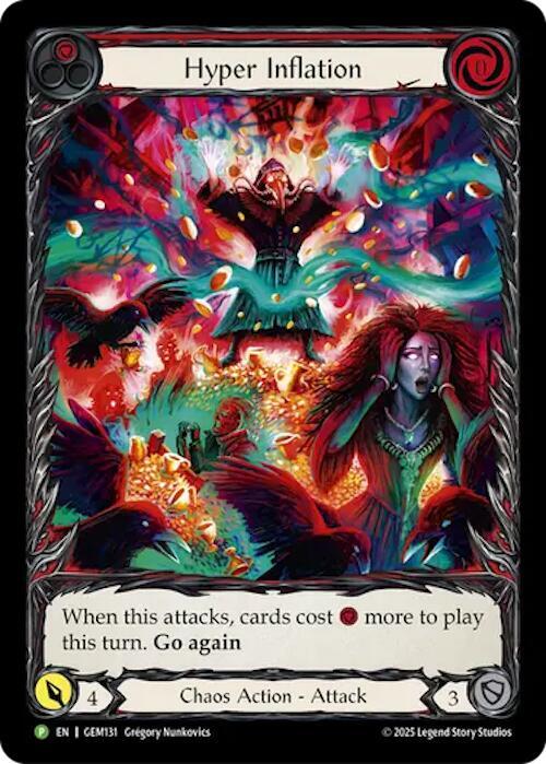 Hyper Inflation (Red) Card Front