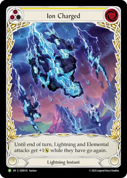Ion Charged Card Front