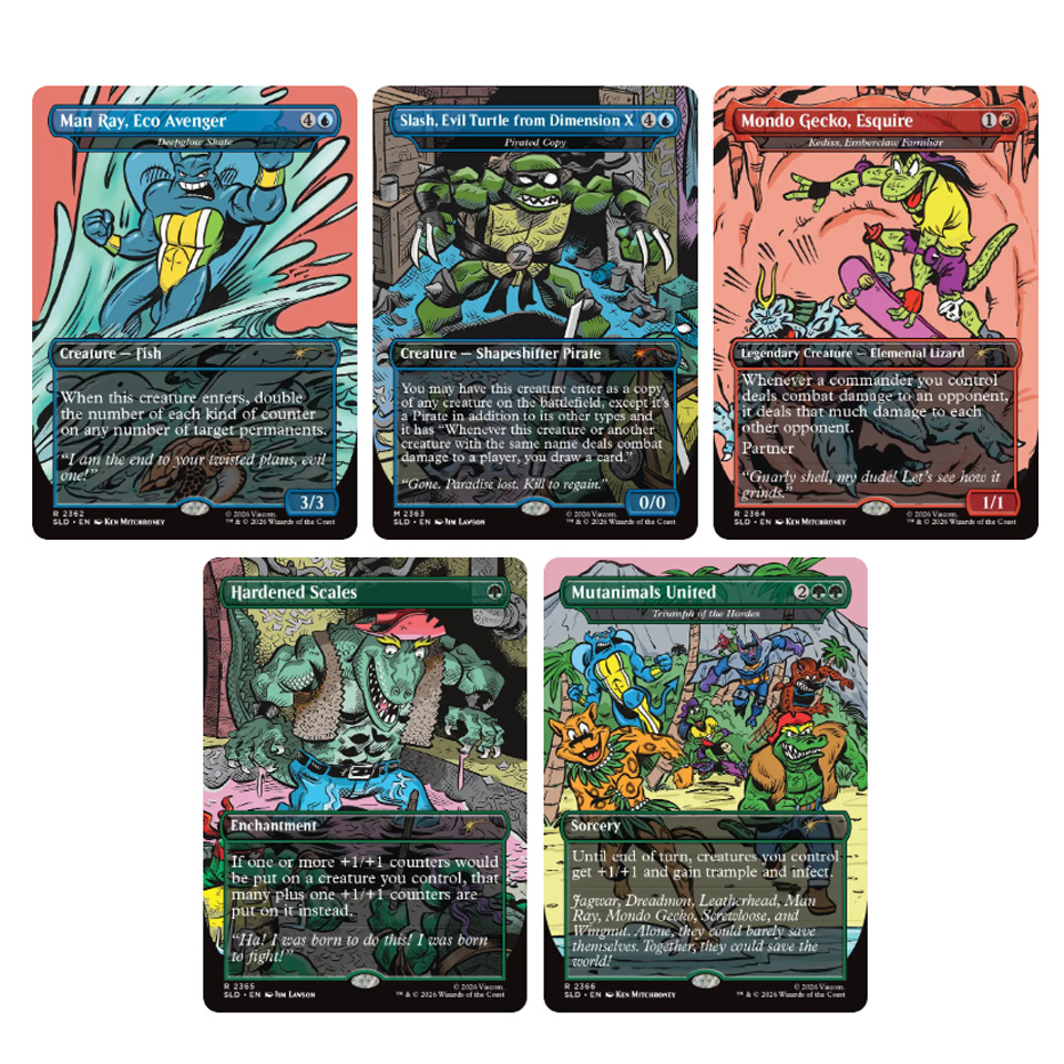 Secret Lair x Teenage Mutant Ninja Turtles | The Mighty Mutanimals