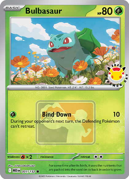 Bulbasaur Card Front