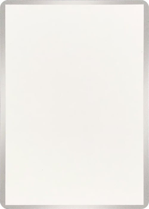 Blank Filler Card Card Front