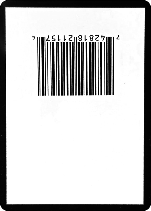 Blank Filler Card Card Front