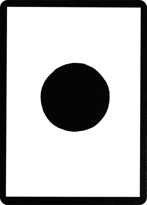 Blank Filler Card Card Front