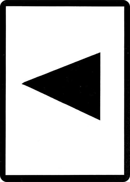 Blank Filler Card Card Front