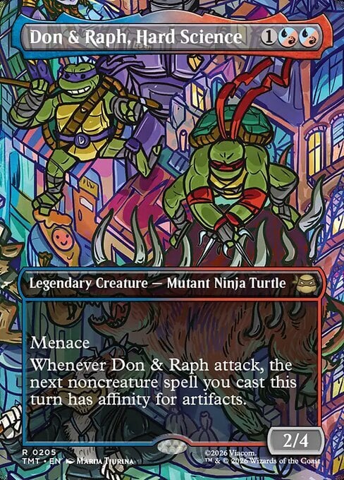 Don & Raph, Hard Science Card Front