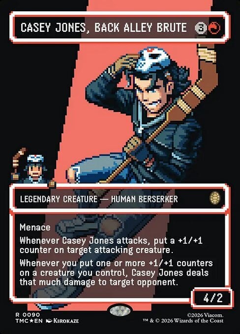 Casey Jones, Back Alley Brute Card Front