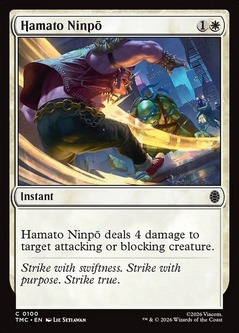Hamato Ninpo Card Front