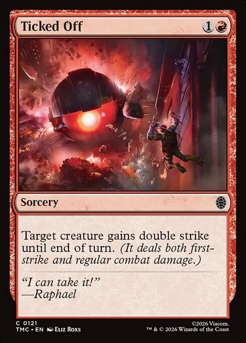 Ticked Off Card Front