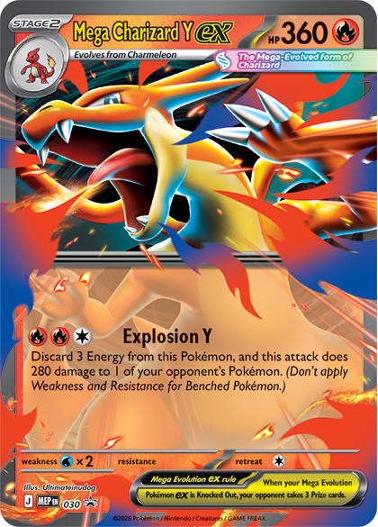 Mega Charizard Y ex Card Front