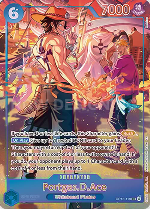 Portgas.D.Ace Card Front