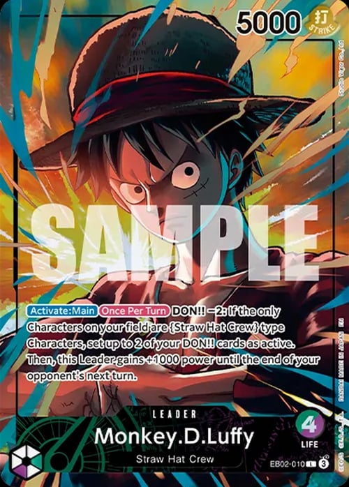 Monkey.D.Luffy Card Front