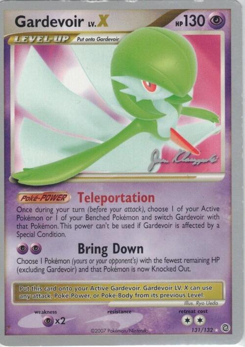 Gardevoir LV.X Card Front