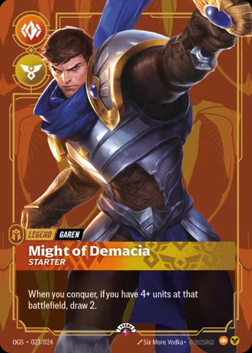Garen - Might of Demacia Card Front