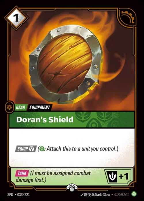 Doran's Shield Card Front