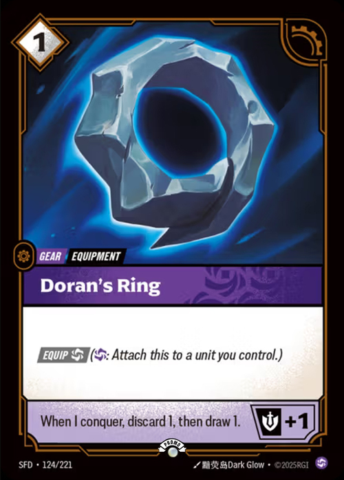 Doran's Ring Card Front