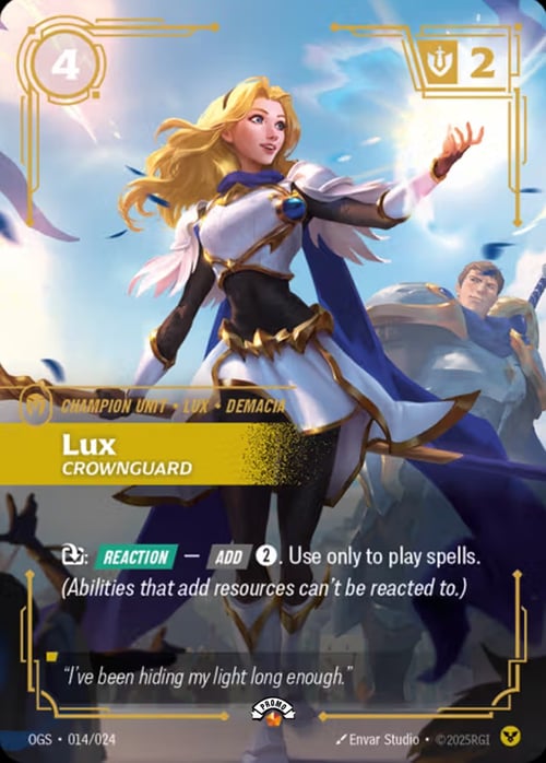 Lux - Crownguard Card Front