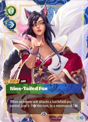 Ahri - Nine-Tailed Fox · Holographic Metal Legend | Best‑Of Prizing 255