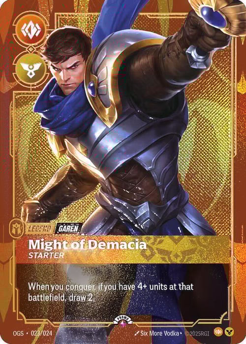Garen, Might of Demacia Card Front