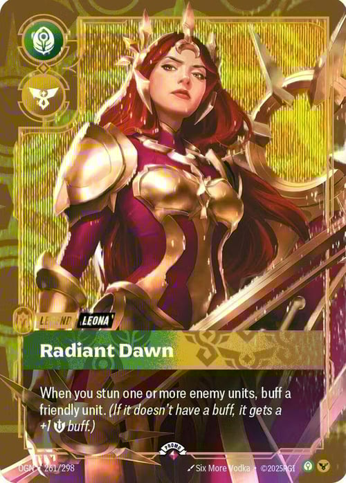 Leona, Radiant Dawn Frente