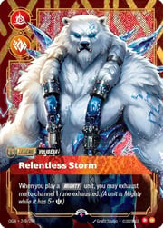 Volibear - Relentless Storm · Holographic Metal Legend | Best‑Of Prizing 249