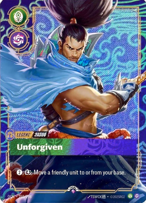 Yasuo - Unforgiven Card Front