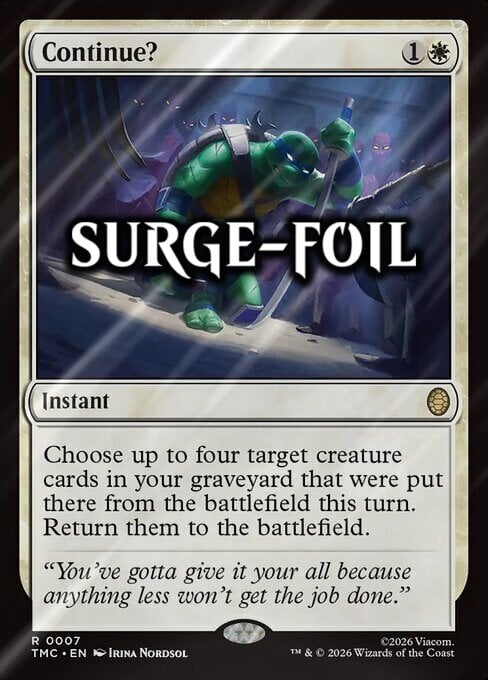 Continue? Card Front