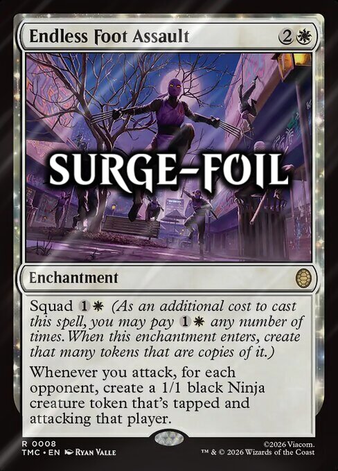 Endless Foot Assault Card Front