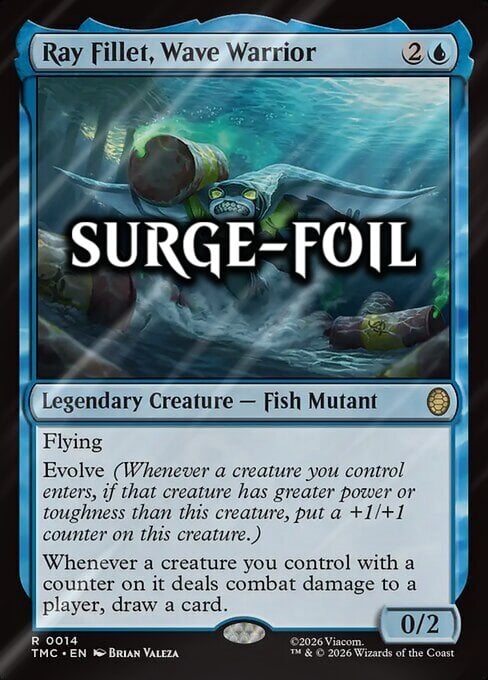 Ray Fillet, Wave Warrior Card Front