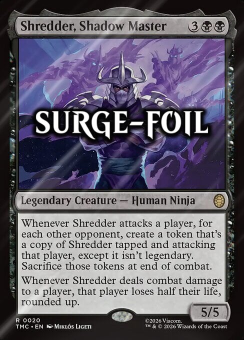 Shredder, Shadow Master Card Front