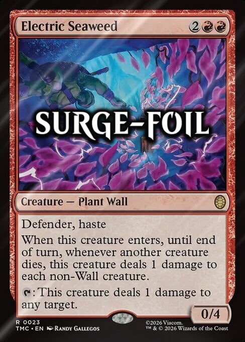 Electric Seaweed Card Front