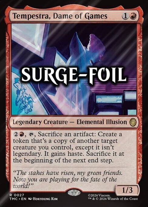 Tempestra, Dame of Games Card Front