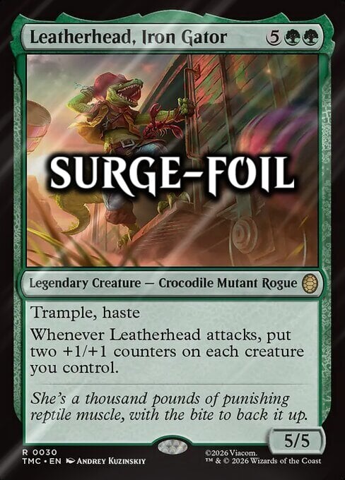 Leatherhead, Iron Gator Card Front