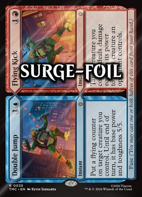 Double Jump // Flying Kick Card Front