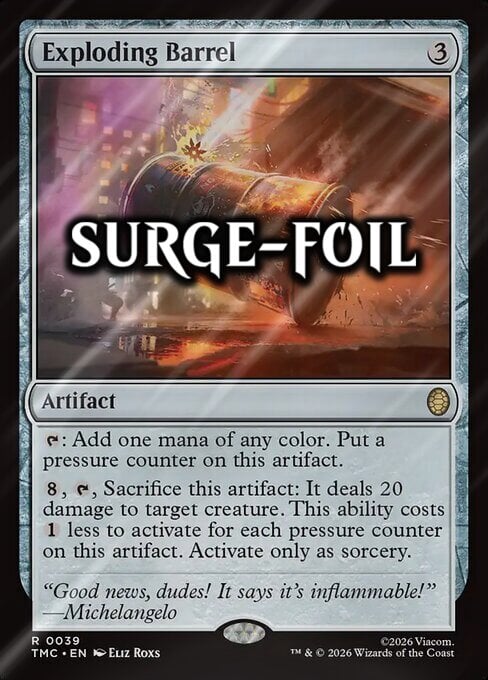 Exploding Barrel Frente