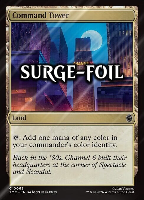 Command Tower Card Front