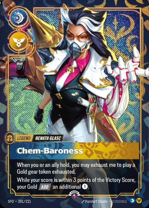 Renata Glasc, Chem-Baroness Card Front