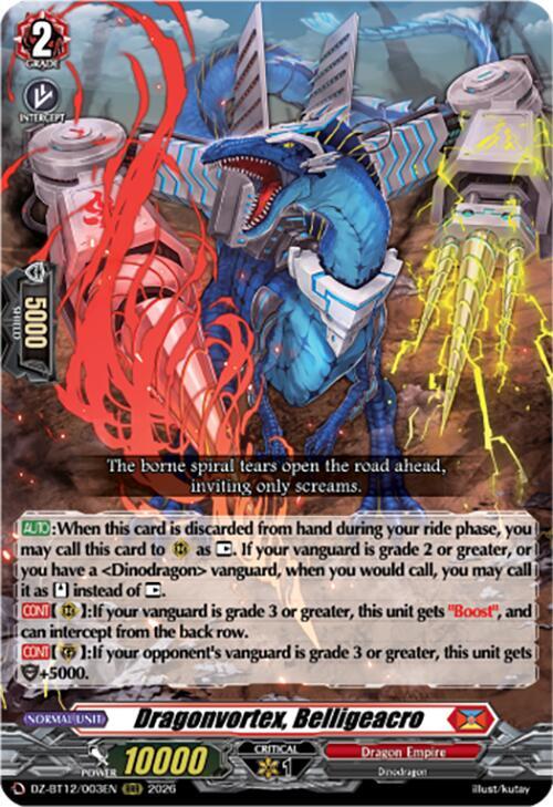 Dragonvortex, Belligeacro Card Front