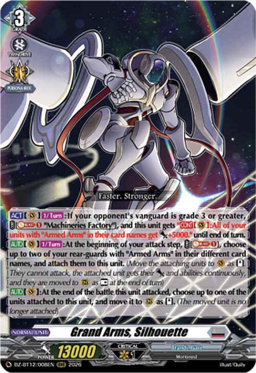 Grand Arms, Silhouette Card Front