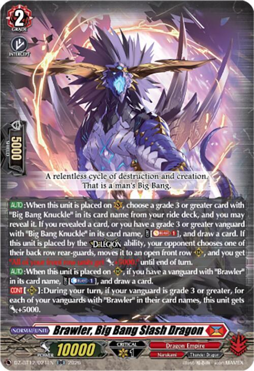 Brawler, Big Bang Slash Dragon Card Front