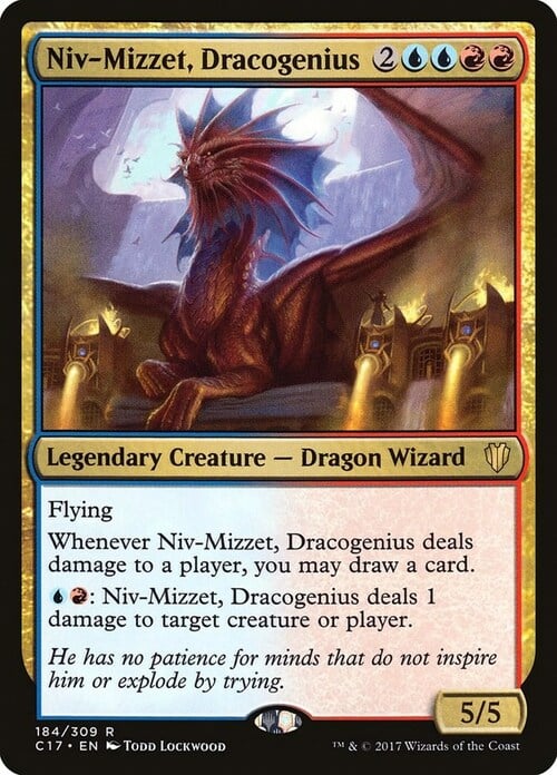 Niv-Mizzet, Dracogenius Card Front