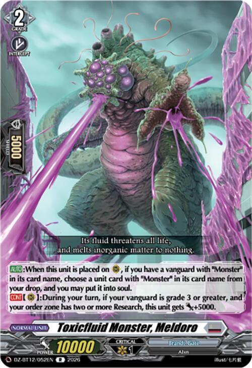 Toxicfluid Monster, Meldoro Card Front