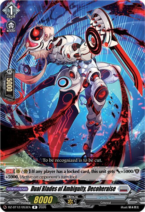 Dual Blades of Ambiguity, Decoheraise Frente